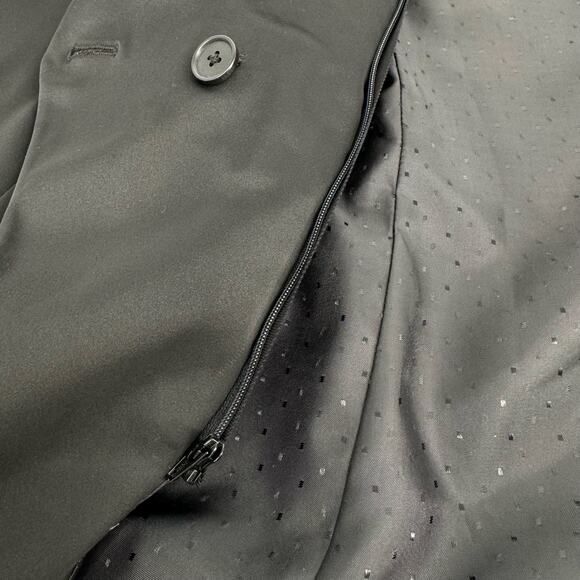 Veronica Beard Satin Empire Dickey Blazer Size 2 Black Cocktail‎ Evening - Picture 7 of 10